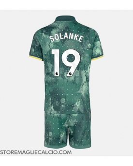 Tottenham Hotspur Dominic Solanke #19 Maglia Gara Terza Repliche 2024-25 Bambino